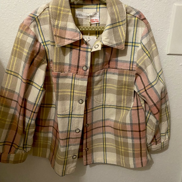 Zara plaid over shirt “flannel” - Picture 1 of 4